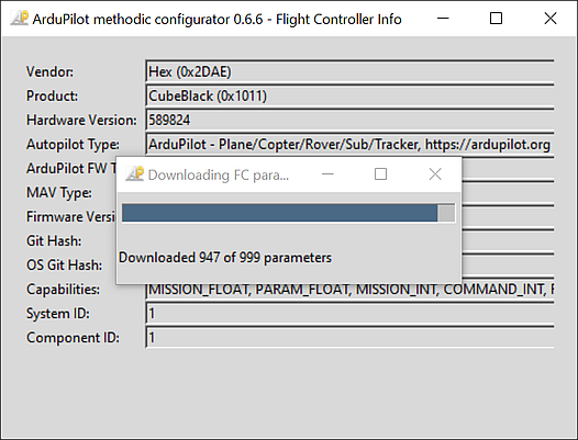 AMC FC info and parameter download